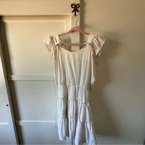 vintage sheer white dress coquette vibes